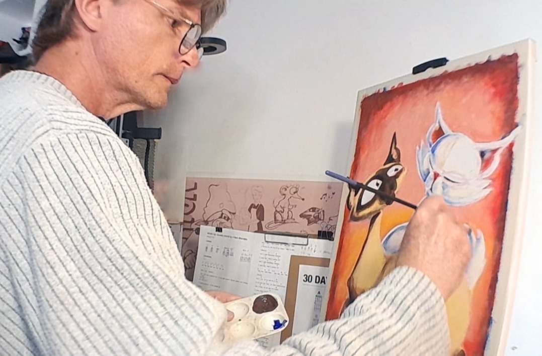 TET painting Mocha and Mascarpone.